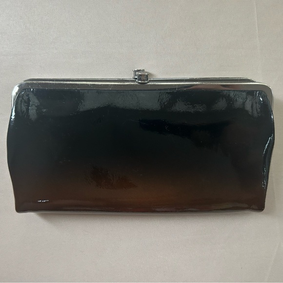 HOBO Black Clutch with Glossy Finish - Picture 1 of 5